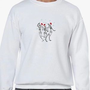 Spooky Christmas Sweaters! Dancing skeletons!
